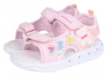 AL 17258 Роз 24-1,25-1,26-1,27-1,28-1,29-1 Antilopa Туфли Актив.отдых Сандалии Иск.мат, Текстиль Лето жен