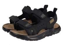 AL 17354 Чёр 32-1,33-1,34-1,35-1,36-1,37-1 Antilopa Туфли Актив.отдых Сандалии Иск.мат, Текстиль Лето Муж