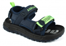 AL 17484 Син 32-1,33-1,34-1,35-1,36-1,37-1 Antilopa Туфли Актив.отдых Сандалии Иск.мат, Текстиль Лето Муж