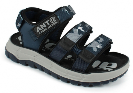 AL 17487 Син 34-1,35-1,36-1,37-1,38-1,39-1 Antilopa Туфли Актив.отдых Сандалии Иск.мат, Текстиль Лето Муж