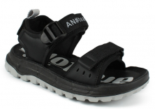 AL 17491 Чёр 36-1,37-1,38-1,39-1,40-1,41-1 Antilopa Туфли Актив.отдых Сандалии Иск.мат, Текстиль Лето Муж