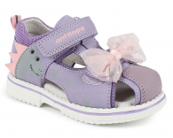 AL 17686 Фиол 22-1,23-1,24-1,25-1,26-1,27-1 Antilopa П/ботинки Повсед Сандалеты Иск.мат, Кожподклад Лето жен