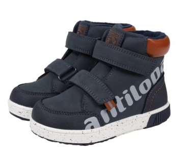 AL 17850 Син 22-1,23-1,24-1,25-1,26-1,27-1 Antilopa Ботинки Повсед Дерби Иск.мат, Байка/Флис В/О Муж