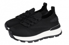 AL 17884 Чёр 35-1,36-2,37-2,38-2,39-2,40-1 Antilopa П/ботинки Актив.отдых Кроссовки Текстиль, Текстиль Лето жен