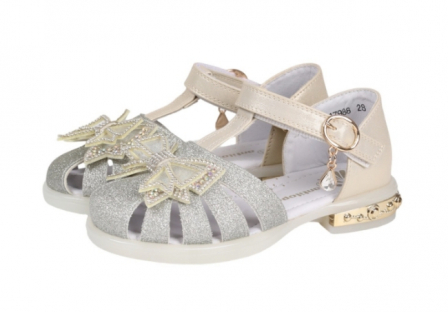 AL 17988 Беж 26-1,27-1,28-1,29-1,30-1,31-1 Antilopa Туфли Празд Сандалеты Иск.мат, Кожподклад Лето жен