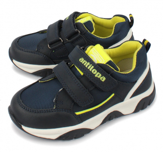 AL 9783 Син 26-1,27-1,28-1,29-1,30-1,31-1 Antilopa П/ботинки Актив.отдых Кроссовки Иск.мат, Текстиль, полим.мат В/О Муж