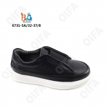 RC51_6731-5A Чёр 32-1,33-1,34-2,35-2,36-1,37-1 Boys and Girls П/ботинки Школа Слипоны Иск.мат, Иск.кожа, ЭВА (EVA-Этиленвинилацетат) В/О Муж