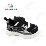 RC51_6041-2A Чёр 26-1,27-1,28-2,29-2,30-1,31-1 Boys and Girls П/ботинки Актив.отдых Кроссовки Иск.мат, Текстиль, ЭВА (EVA-Этиленвинилацетат) В/О Муж