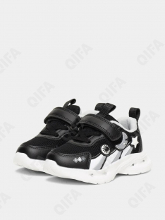 RC51_2601886_25 Чёр МОНО 25-10 Boys and Girls П/ботинки Актив.отдых Кроссовки Иск.мат, Текстиль, ЭВА (EVA-Этиленвинилацетат) В/О Муж