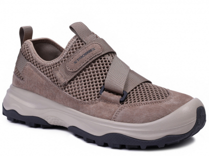 C3891-25 Беж 41-1,42-2,43-2,44-2,45-1 Strobbs П/ботинки Актив.отдых Кроссовки Нат.кожа, Без подклада, ЭВА,Резина Лето Муж