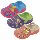 BR2532 Микс коралловый. Сиреневый,фуксия 24-3,25-3,26-3,27-3,28-3,29-3 Tingo Туфли Пляж Кроксы ЭВА, Без подклада, ЭВА Лето жен