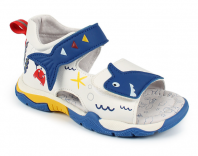 AL 17607 Бел 20-1,21-1,22-1,23-1,24-1,25-1 Antilopa Туфли Повсед Сандалеты Иск.мат, Кожподклад Лето Муж