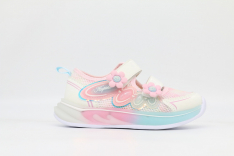 22979пн-2 белый-розовый 28-1,29-1,30-1,31-1,32-1 Kapika Туфли Актив.отдых Mary Jane Иск.мат, Текстиль, ЭВА/ПВХ Лето жен