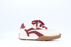 721201-1 бежевый-бордовый 28-1,29-1,30-1,31-1,32-1 Kapika П/ботинки Актив.отдых Кроссовки Иск.мат, Текстиль, Резина В/О жен