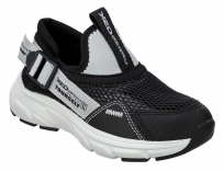 KUT_2547_black-grey 28-1,29-1,30-1,31-1,32-1,33-1 Kedberry П/ботинки Актив.отдых Слипоны Текстиль, Без подклада, ЭВА Лето Муж