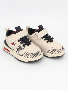 QXL-26-033 БЕЖЕВЫЙ/КРАСНЫЙ 22-2,23-2,24-2,25-2,26-2 Top Tally П/ботинки Актив.отдых Кроссовки Иск.мат, Текстиль, Резина В/О жен