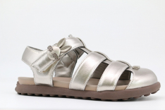 32996п-2 Сереб 28-1,29-1,30-1,31-1,32-1 Kapika Туфли Повсед Сандалеты Иск.мат, Кожподклад, Резина Лето жен