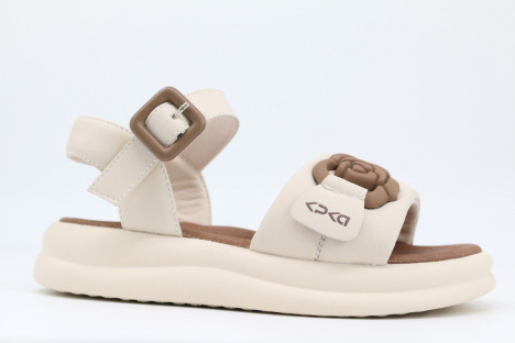 33924п-2 Беж 31-1,32-1,33-1,34-1,35-1 Kapika Туфли Повсед Сандалии Иск.мат, Кожподклад, ПУ (полиуретан) Лето жен