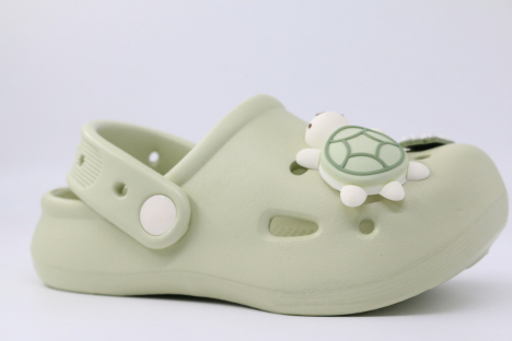 82262-2 Зел 27-2,29-2,30-2,32-2 Kapika Туфли Пляж Кроксы ЭВА, Без подклада, ЭВА Лето жен