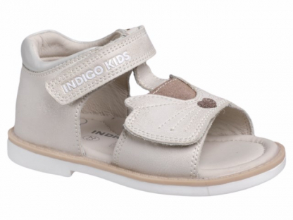 11-010B Беж 21-2,22-2,23-2,24-2,25-2 Indigo kids Туфли Орто/проф Сандалеты Нат.кожа, Кожподклад, ТЭП Лето жен