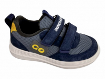 40-1035D Синий / серый 25-2,26-2,27-2,28-2,29-2 Indigo kids П/ботинки Актив.отдых Кроссовки Иск.мат, Текстиль, ТЭП В/О Муж