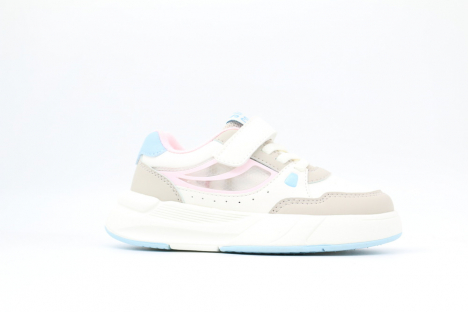 721204-1 белый-розовый 26-1,27-1,28-1,29-1,30-1 Kapika П/ботинки Актив.отдых Кроссовки Иск.мат, Текстиль, ЭВА/ТЭП В/О жен