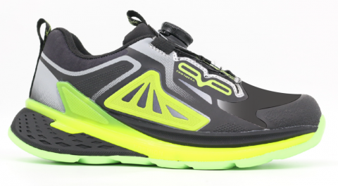 731277с-2 черный-салатовый 31-1,32-1,33-1,34-1,35-1 Kapika П/ботинки Актив.отдых Кроссовки Softshell, Текстиль, ЭВА/ТЭП/ТПУ В/О Муж