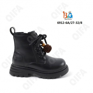 RC51_6912-6 хаки 27-1,28-1,29-2,30-2,31-1,32-1 Boys and Girls Ботинки Повсед Дерби Иск.мат, Байка/Флис, ТПР (TPR-Термопластичная резина) В/О жен