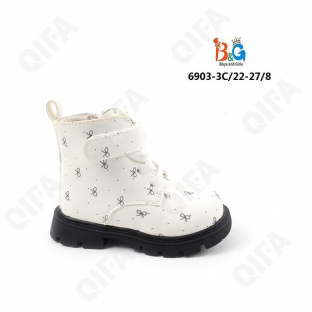 RC51_6903-3 Роз 22-1,23-1,24-2,25-2,26-1,27-1 Boys and Girls Ботинки Повсед Дерби Иск.мат, Байка/Флис, ТПР (TPR-Термопластичная резина) В/О жен