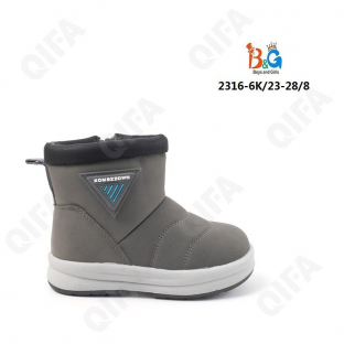 RC51_2316-6 Беж 23-1,24-1,25-2,26-2,27-1,28-1 Boys and Girls П/сапоги Повсед Веллингтон Иск.мат, Иск.мех, ТПР (TPR-Термопластичная резина) Зима Муж