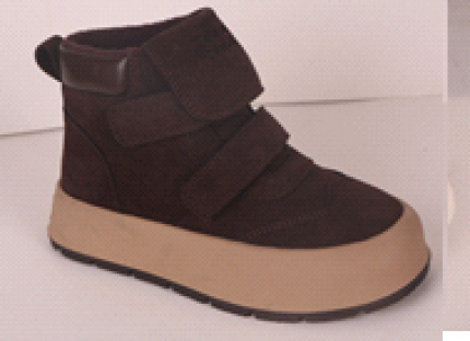 A-B60161-B Т.корич. 32-1,33-1,34-1,35-1,36-1,37-1 Tom&Miki Ботинки Повсед Оксфорд Нат.кожа, Нат.шерсть, ТЭП Зима жен