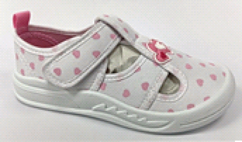 T-68189-A Бел 26-2,27-2,28-2,29-2,30-2,31-2 Tom&Miki П/ботинки Повсед Сандалеты Текстиль, Текстиль, ПВХ Лето жен