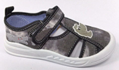 T-68196-Y С.Серый 26-2,27-2,28-2,29-2,30-2,31-2 Tom&Miki П/ботинки Повсед Сандалеты Текстиль, Текстиль, ПВХ Лето Муж