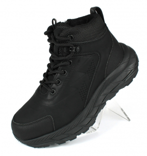 AL 15033 Чёр 35-1,36-1,37-1,38-1,39-1,40-1 Antilopa Ботинки Актив.отдых Оксфорд Иск.мат, Байка/Флис, полим.мат В/О Муж