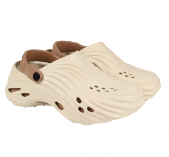 QL1285W Beige-Brown Беж 36/37-4,38/39-4,40/41-4 Antilopa Туфли Пляж Кроксы ЭВА, Без подклада Лето жен