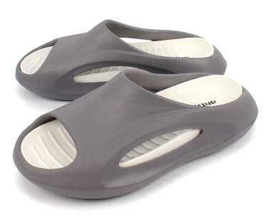 QL0935P Grey-White Сер 36/37-3,38/39-6,40/41-3 Antilopa Туфли Пляж Шлепанцы/Пантолеты ЭВА, Без подклада, ЭВА Лето Муж