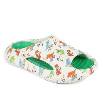 QL1520K White Dinosaur Бел 30/31-4,32/33-4,34/35-4 Antilopa Туфли Пляж Шлепанцы/Пантолеты ЭВА, Без подклада Лето жен