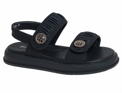 R037311681BK Чёр 33-1,34-2,35-2,36-2,37-1 Сказка Туфли Повсед Сандалии Иск.мат, Иск.кожа Лето жен