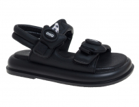 R361011466BK Чёр 27-1,28-2,29-2,30-2,31-2,32-1 Сказка Туфли Повсед Сандалии Иск.мат, Иск.кожа Лето жен