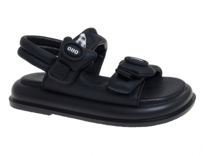 R361011466BK Чёр 27-1,28-2,29-2,30-2,31-2,32-1 Сказка Туфли Повсед Сандалии Иск.мат, Иск.кожа Лето жен