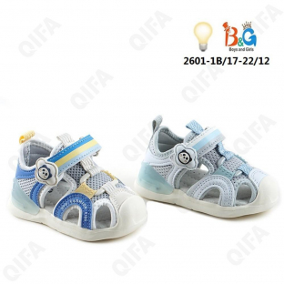 RC51_W2601-1B Микс 17-2,18-2,19-2,20-2,21-2,22-2 Boys and Girls П/ботинки Повсед Сандалеты Иск.мат, Текстиль, ЭВА (EVA-Этиленвинилацетат) Лето Муж