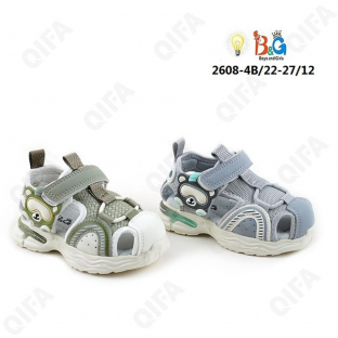 RC51_W2608-4B Микс 22-2,23-2,24-2,25-2,26-2,27-2 Boys and Girls П/ботинки Повсед Сандалеты Иск.мат, Текстиль, ЭВА (EVA-Этиленвинилацетат) Лето Муж