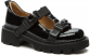 938310/04-02 Чёр 34-1,35-1,36-2,37-2,38-1,39-1 Betsy Туфли Школа T-STRAP Иск.мат, Кожподклад, ПУ Лето жен