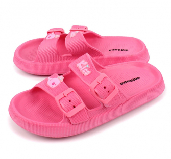 QL122K Pink Роз 30-2,31-2,32-2,33-2,34-2,35-2 Antilopa Туфли Пляж Шлепанцы/Пантолеты ЭВА, Без подклада Лето жен