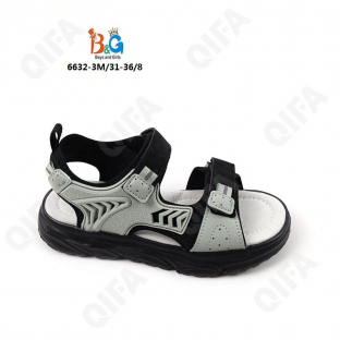 RC51_6632-3M Салат 31-1,32-1,33-2,34-2,35-1,36-1 Boys and Girls Туфли Актив.отдых Сандалии Иск.мат, Текстиль, ЭВА (EVA-Этиленвинилацетат) Лето Муж
