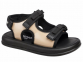 222-015C Бежевый / чёрный 33-2,34-3,35-3,36-2,37-2 Indigo kids Туфли Актив.отдых Сандалии Иск.мат, Иск.кожа, ПУ Лето Муж