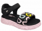 222-066C Чёрный / розовый 27-2,28-2,29-2,30-2,31-2 Indigo kids Туфли Повсед Сандалии Иск.мат, Иск.кожа, ЭВА Лето жен