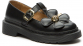 938409/01-05 Чёр 30-1,31-1,32-2,33-2,34-1,35-1 Betsy Туфли Школа T-STRAP Иск.мат, Кожподклад, ТЭП Лето жен