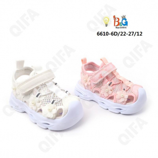 RC51_6610-6D Микс 22-2,23-2,24-2,25-2,26-2,27-2 Boys and Girls Туфли Актив.отдых Сандалеты Иск.мат, Текстиль, ЭВА (EVA-Этиленвинилацетат) Лето жен