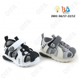RC51_W2602-3A Микс 17-2,18-2,19-2,20-2,21-2,22-2 Boys and Girls П/ботинки Повсед Сандалеты Иск.мат, Текстиль, ЭВА (EVA-Этиленвинилацетат) Лето Муж